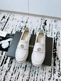 chanel cuir chaussures pour femme s_125b056